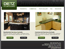 Tablet Screenshot of dietzstoneworks.com